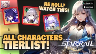 HONKAI: STAR RAIL TIERLIST!! KARAKTER WAJIB UNTUK RE ROLL?? | Honkai: Star Rail