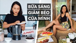 Bữa sáng giảm béo cực nhanh của mình!