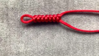 [Crafting] Chinese knot - basic knitting method - snake knot