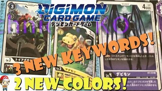 New Digimon TGC Set Revealed! 2 New Colours! 3 New Keywords!! (HUGE News Drop!)