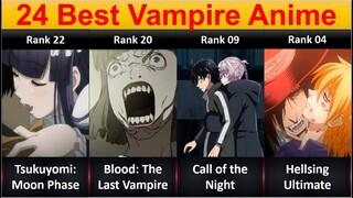 Ranked, The 24 Best Vampire Anime Of All Time