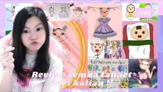 REVIEW SEMUA FANART DARI KALIAN SPESIAL ULANG TAHUN