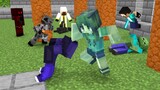 Monster School : Fight with the Shadow Union - Minecraft Animation