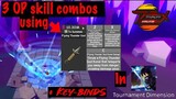 3 OP skill Combo in Tournament using Flying Thunder God +Keybinds in Anime Fighting Simulator