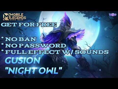 Unlock | Gusion Night Owl | Get for Free! | Mobile Legends: Bang Bang