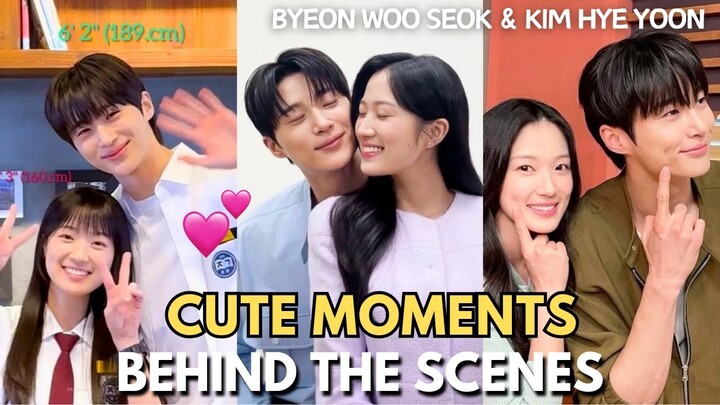 CUTE & SWEET MOMENTS || LOVELY RUNNER BTS Byeon WooSeok & Kim Hyeyoon