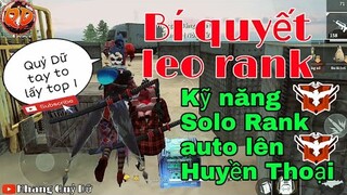 FreeFire | Cách Quỷ Dữ Leo Rank 10 mùa Huyền Thoại | AFK Quỷ Dữ