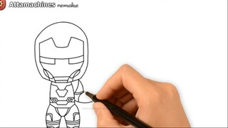 How to draw Iron man