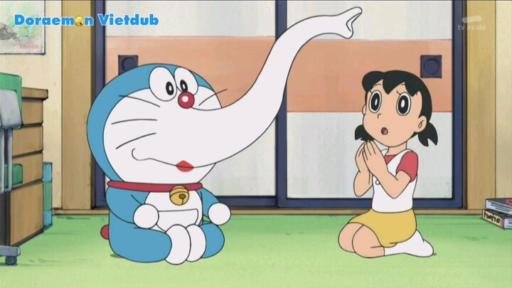 Doraemon Lồng tiếng : " Shizuka mọc vòi voi "&" Công tắc đổi phòng "