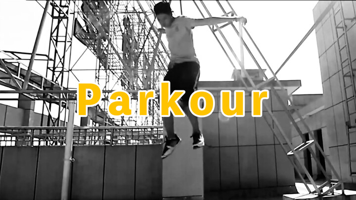 Individual video of parkour 