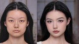 Tutorial Makeup |. Makeup tingkat lanjut untuk wajah persegi dan bulat dengan kesan bersih, lembut d