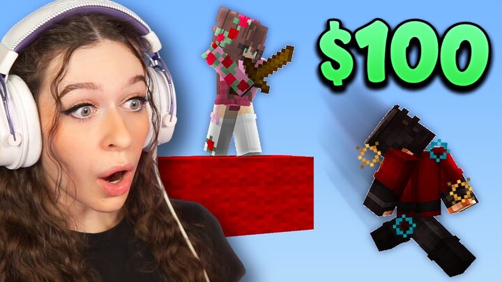 I Dueled Bedwars Streamers For $100 (Reactions)