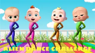 ALIEN DANCE CHALLENGE | Boss Baby Heads | Dame Tu Cosita Fun Song Remix | Different Color Song