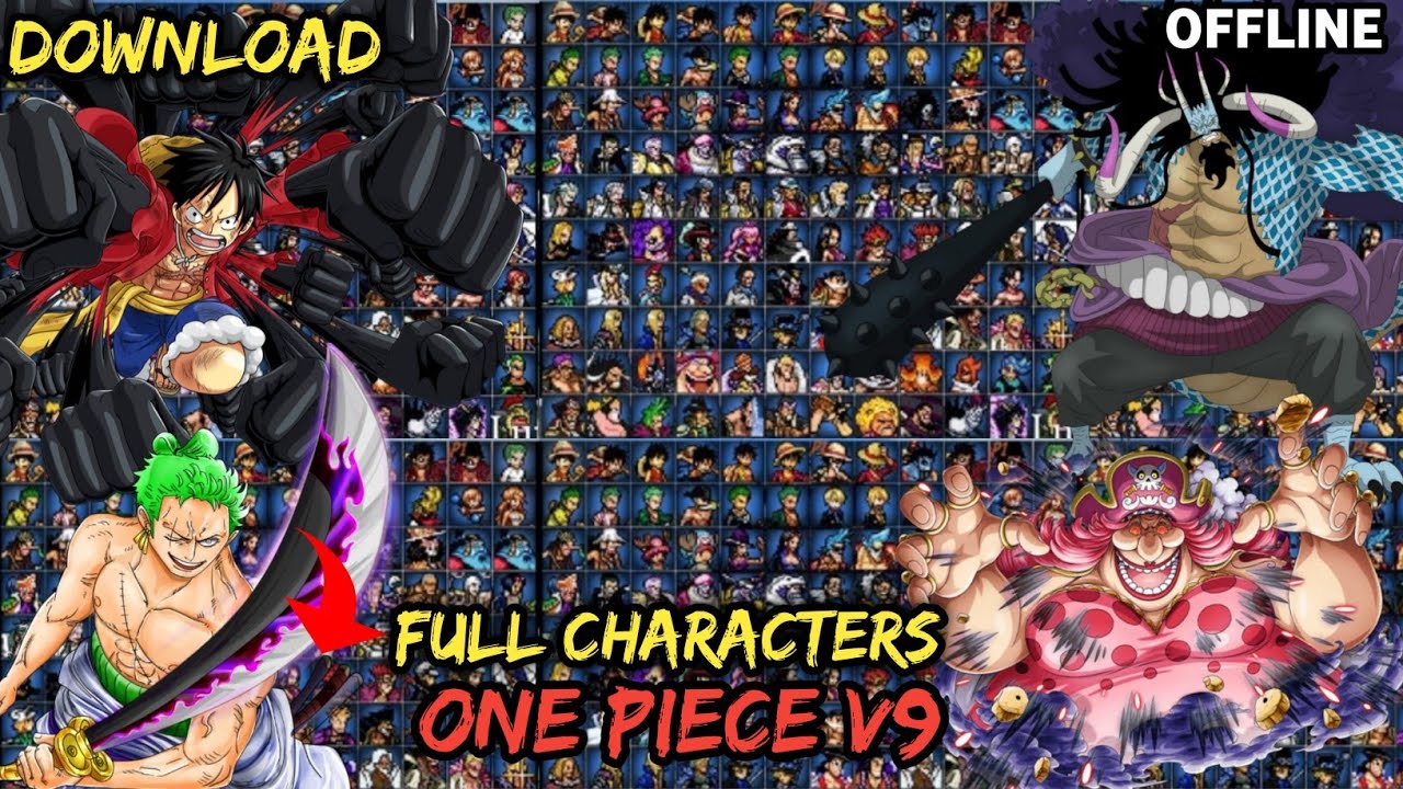 Download ONE PIECE MUGEN APK ANDROID ALL CHARACTERS UNLOCKED