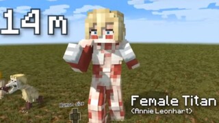 Minecraft khôi phục Đại chiến Titan