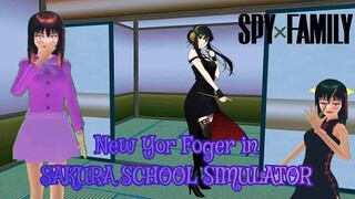 How to be Yor Foger in SAKURA School Simulator || Tutorial || Spy x Family