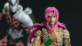 สุดยอดภาพที่สามารถเคลื่อนย้ายได้ โจโจ้ล่าข้ามมหัศจรรย์ Golden Wind Diavolo Crimson King รีวิวแกะกล่อ