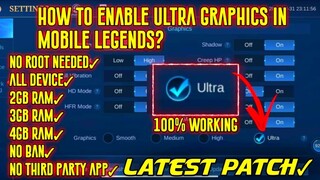 OW TO TURN ON "ULTRA GRAPHICS" IN MOBILE LEGENDS BANG BANG - TUTORIAL STEP BY STEP