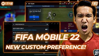 FIFA Mobile 22 Indonesia | My New Preferences Gameplay Control, SKill Moves & Set Up Formation!