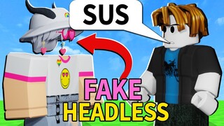 Tricking people into thinking I have roblox headless