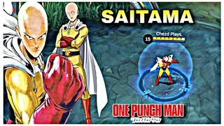 SAITAMA in Mobile Legends 😱| MLBB x One Punch Man 😱😳