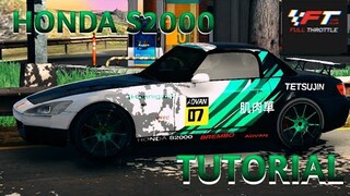 How to make a honda s2000 livery| Car Parking Multiplayer