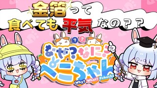 【第4回】金箔って食べても平気なの？【なぜなにぺこちゃん】＃なぜぺこ