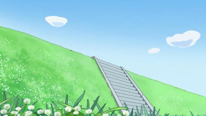 Masao's four-leaf clover was destroyed, and the Kasukabe Defense Force helped him find a new one.