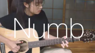 Guitar solo of LinKinPARK's "Numb" was remixed by a girl