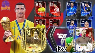 GILA BANYAK PEMAIN GRATIS OVR TINGGI! GACHA PAKET ULTRA RIVALS 12X UNTUK RONALDO FC MOBILE YUAHPLAY!