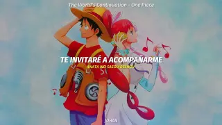 ONE PIECE FILM RED Insert Song Full || The World's Continuation - Ado || sub espaÃ±ol
