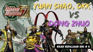 YUAN SHAO VS DONG ZHUO, DKK. LU BU KABUR, SAYA NGAKAK SEKALI. DYNASTY WARRIOR 7 ( #SHU 4 )