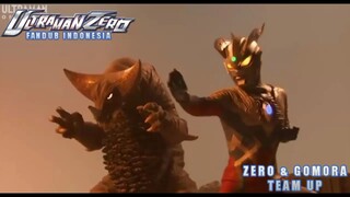 Ultraman Zero & Gomora Team Up | Ultraman Zero The Chronicle Bahasa Indonesia