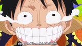 Luffy cười hài hước khi nghe được giọng nói của Pica.