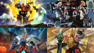 A review of the final combined robots that appeared in the Dino-kei Sentai TV series