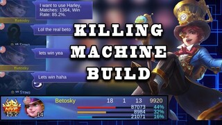 New Updated Harley Build | Mobile Legends Bang Bang