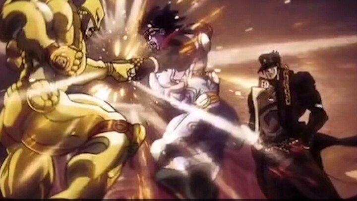 [ความต่อเนื่องของ AI] ฉากอันโด่งดังของ Dio Jotaro ซึ่งเป็น Jotaro ที่อ่อนแอที่สุดในประวัติศาสตร์