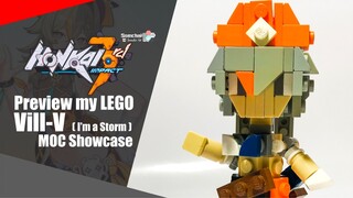 Preview my LEGO Vill-V (I’m the Storm) Chibi from Honkai Impact 3rd | Somchai Ud
