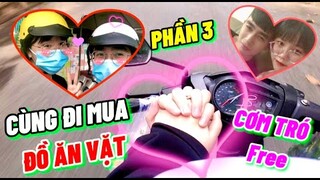 [ Vlog ] | Bé Thỏ cùng Giang Ca đi mua đồ ăn vặt phát cơm tró ❤️🤣 | Bé Thỏ TV