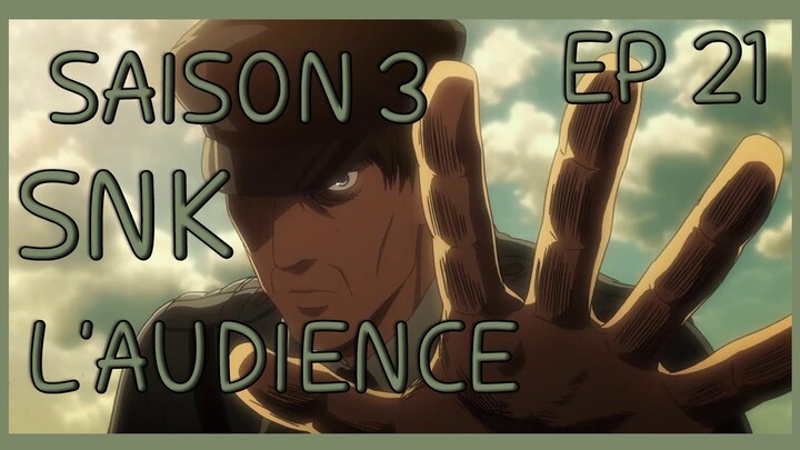 LE TITAN ASSAILLANT ❗ REVIEW SNK EP 21 S3