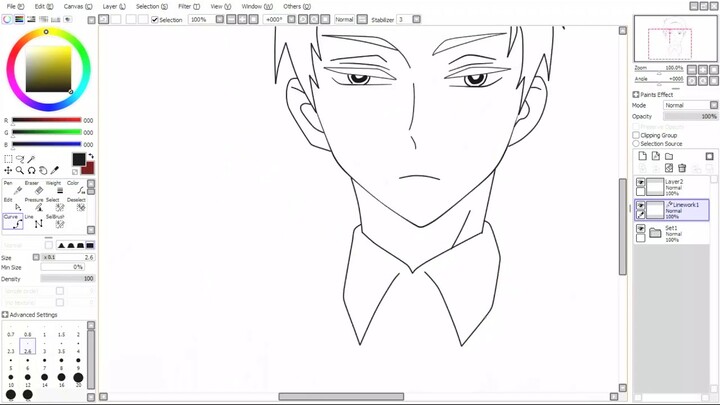 Drawing Kanbe Daisuke - Fugou Keiji Balance: Unlimited (Anime Drawing) by OST ANIME ID