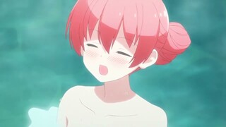 Tsukasa, and Nasa went to a hot spring together | Tonikaku Kawaii Season 2.