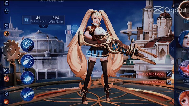 gak mau pake hero lain sayang nya cuman sm layla