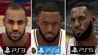 NBA 2K - PS5 vs PS4 vs PS3 Graphics and Gameplay Comparison