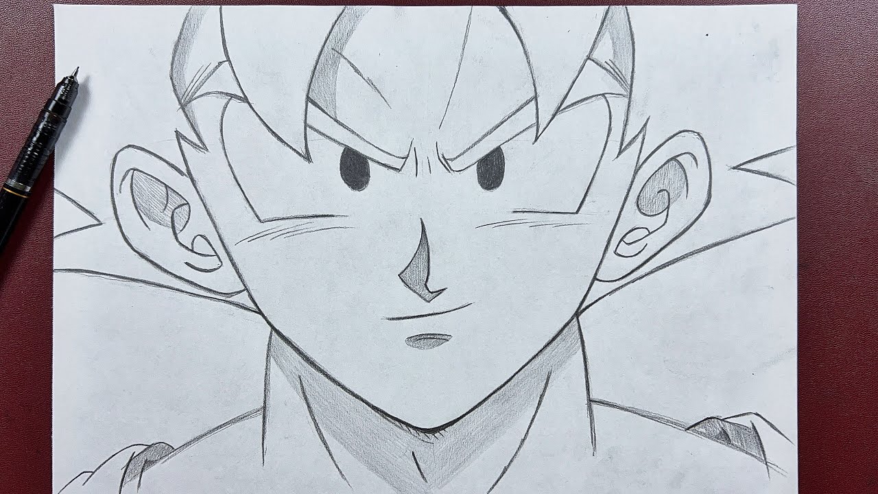 How to Draw Goku Ultra Instinct - [Dragon Ball Super] - BiliBili