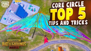 CORE CIRCLE TOP 5 TRICKS IN PUBG MOBILE | EVANGELION PUBG MOBILE | CORE CIRCLE IN PUBGM