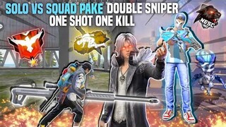 DITANTANG SOLO VS SQUAD PAKE DOUBLE BARETTA SAMA SUBSCRIBER?! GASKEUNNN!! - FREE FIRE INDONESIA