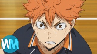 Top 10 Haikyuu Moments (ft. Bryson Baugus - Voice of Hinata!)