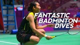 10 Incredible badminton Dives Compilation