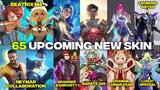 65 UPCOMING NEW SKIN MOBILE LEGENDS | 11.11 Gusion, Annual 2022 Starlight Lesley, S27 Barats Skin